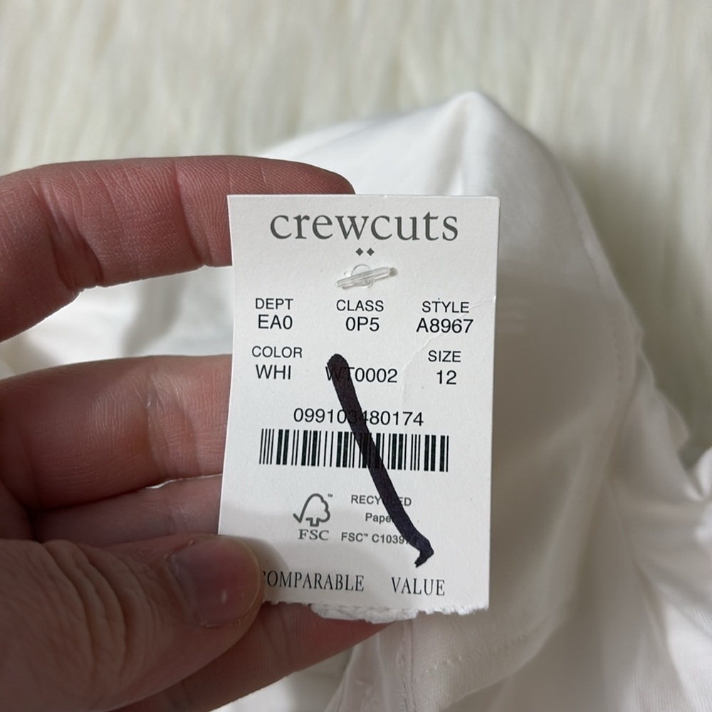 NWT Crewcuts Boys Long Sleeve Polo Shirt 100% Cotton Size 12 Youth - Picture 4 of 8